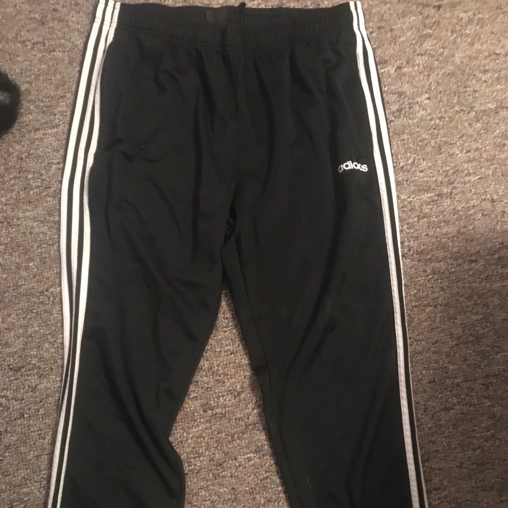 Adidas black joggers xxl